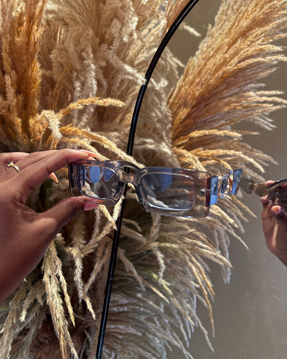 Rectangle Frame Sunglasses